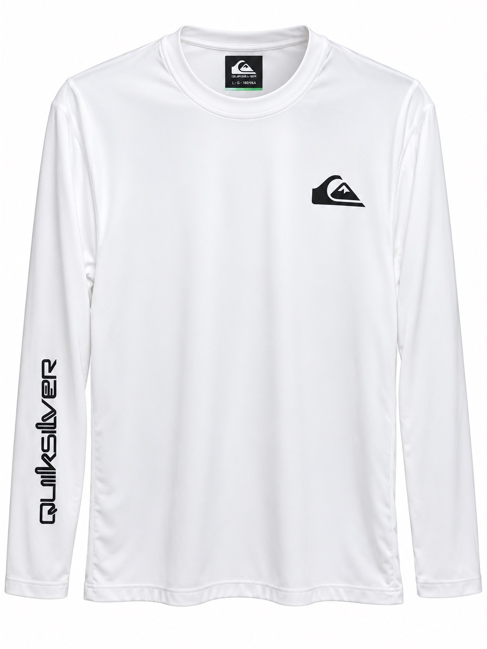 Quiksilver Men’s Everyday UPF 50 Long Sleeve Surf Tee White Large NWT QSM15LS033